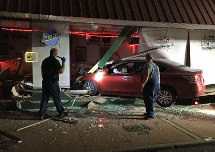 Corner crash